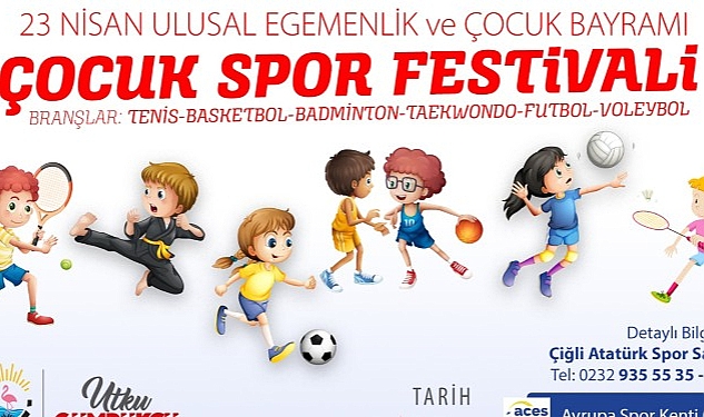 Çiğli “23 Nisan Çocuk Spor Festivaline” Hazır | GUNDEMANKARA.ORG