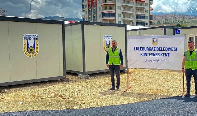 Lüleburgaz Belediyesi’nden Malatya’ya konteyner desteği | GUNDEMANKARA.ORG