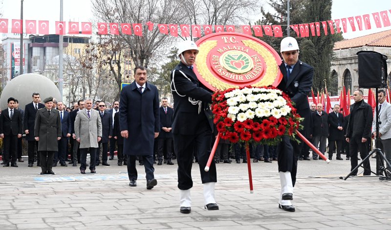 Atatürk’ün Malatya’ya gelişinin 93. Yılı töreni yapıldı
