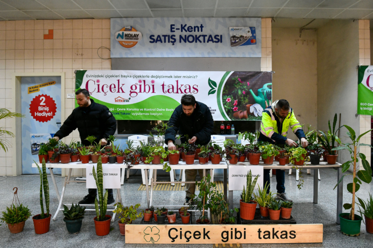 Ankara Büyükşehir Belediyesi “Çiçeğim takas” uygulamasına yeniden başladı