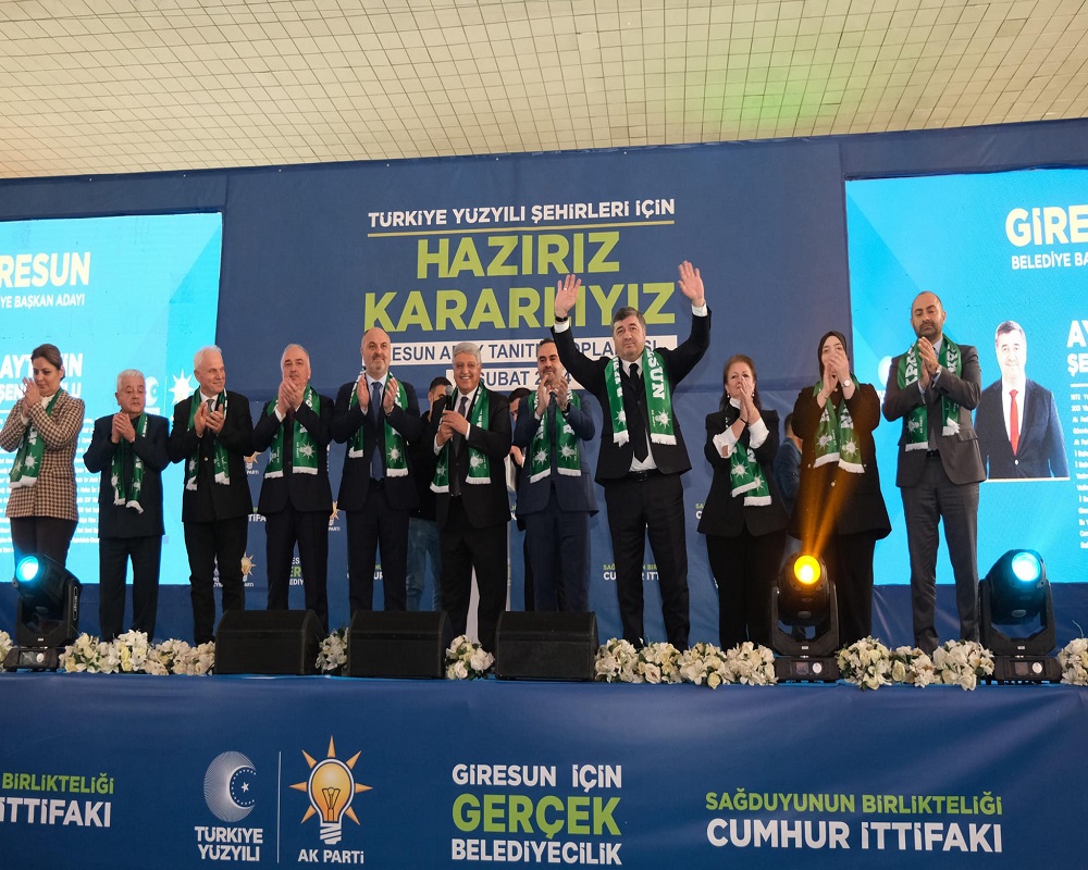 AK Parti Giresun Belediye Başkan Adaylarını Tanıttı